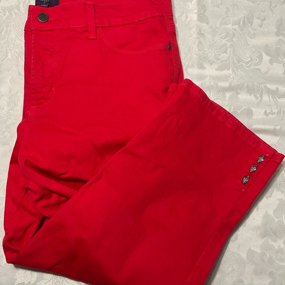 NYDJ Red Ankle & Cropped Jeans